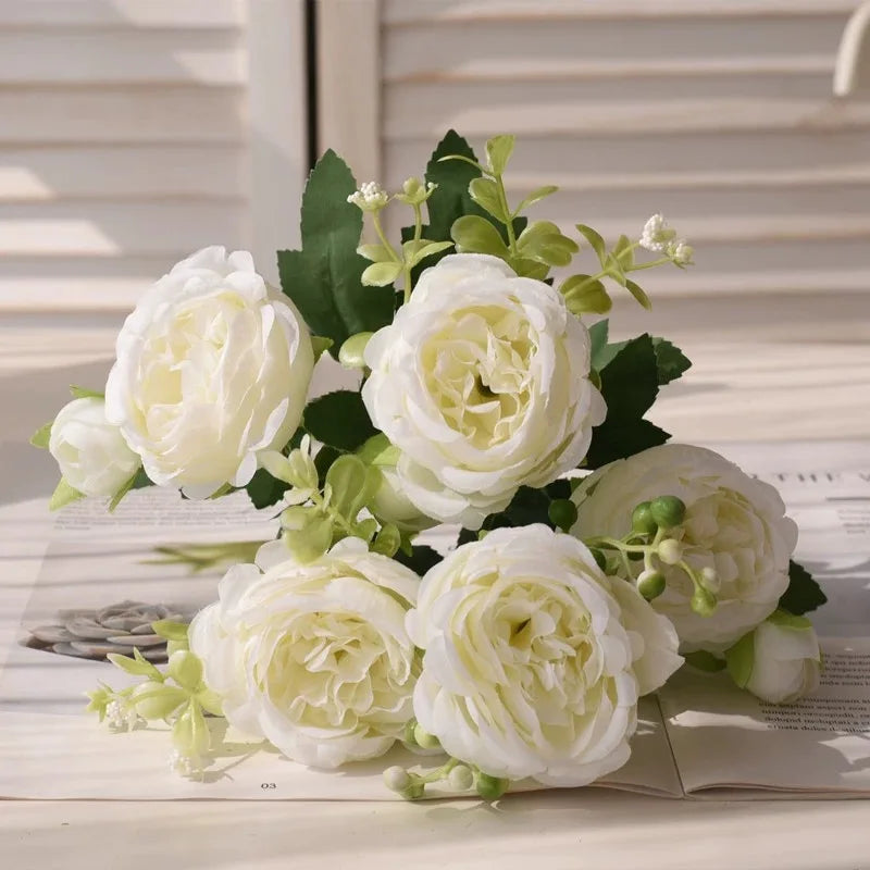 Peony & Rose Silk Bouquet