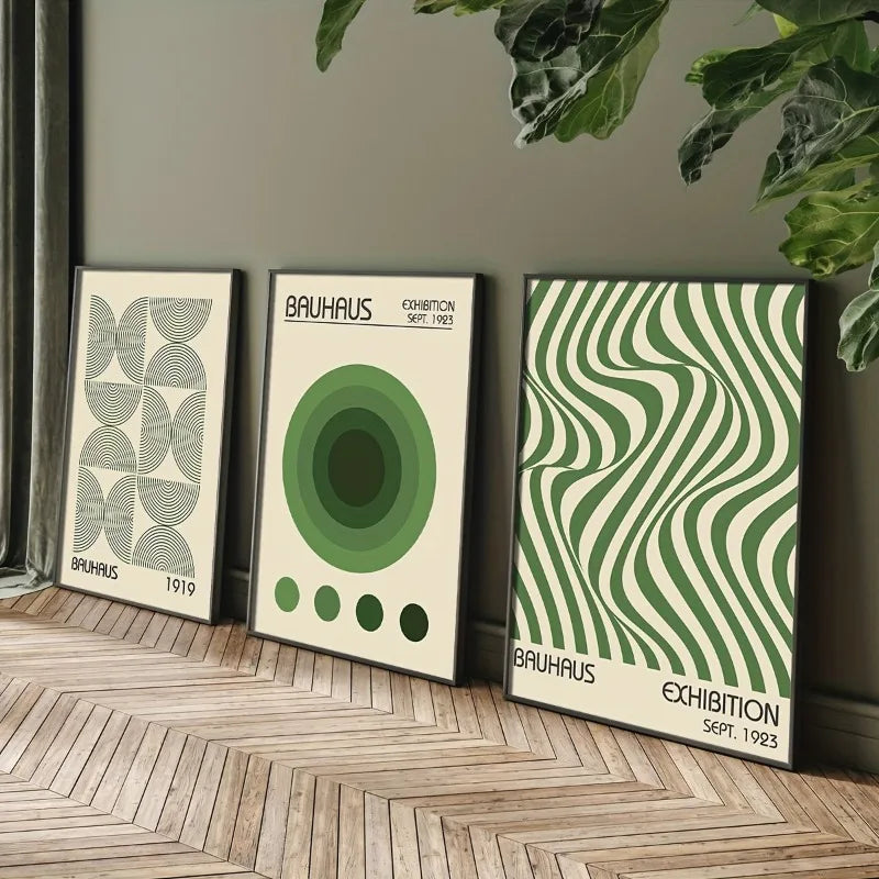 Green Mid-Century Art Prints