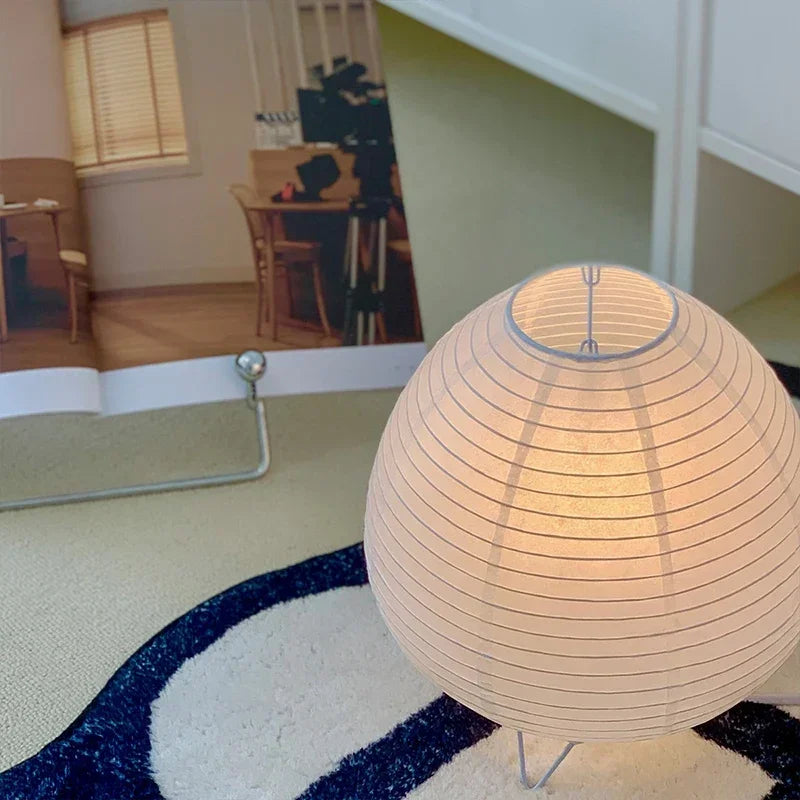 Rice Paper Lantern Table Lamp