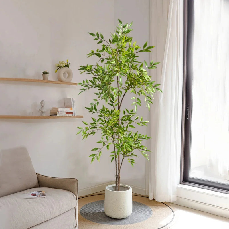 Faux Nandina Tree
