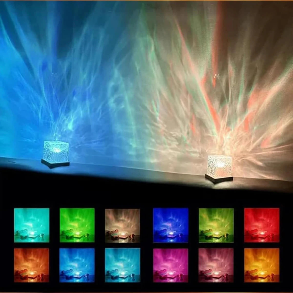 Water Ripple Crystal Lamp