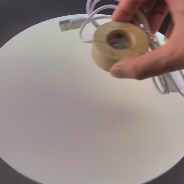 Crystal ball night light